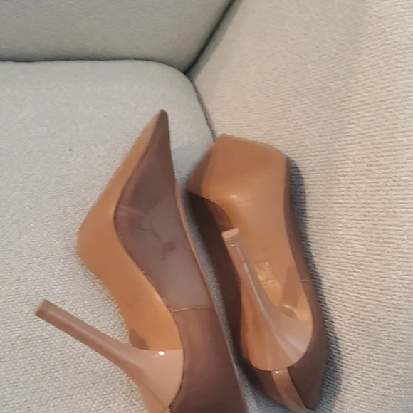 Zara Women's Tan Heels - Picture 5 of 8